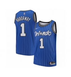 Women's Orlando Magic #1 Penny Hardaway Swingman Blue Hardwood Classics Basketball Jersey