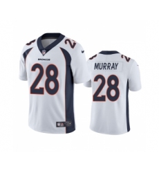 Men's Denver Broncos #28 Latavius Murray White Vapor Untouchable Stitched Jersey