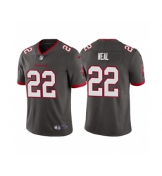 Men's Tampa Bay Buccaneers #22 Keanu Neal Gray Vapor Limited Stitched Jersey