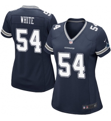 Women's Nike Dallas Cowboys #54 Randy White Game Navy Blue Team Color NFL Jersey