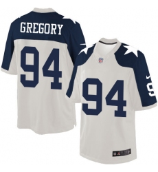 Men's Nike Dallas Cowboys #94 Randy Gregory Limited White Throwback Alternate NFL Jersey