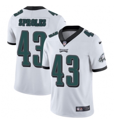 Youth Nike Philadelphia Eagles #43 Darren Sproles White Vapor Untouchable Limited Player NFL Jersey