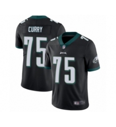 Youth Philadelphia Eagles #75 Vinny Curry Black Alternate Vapor Untouchable Limited Player Football Jersey