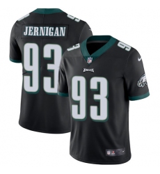 Men's Nike Philadelphia Eagles #93 Timmy Jernigan Black Alternate Vapor Untouchable Limited Player NFL Jersey
