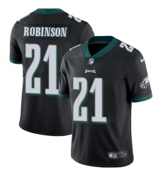 Youth Nike Philadelphia Eagles #21 Patrick Robinson Black Alternate Vapor Untouchable Limited Player NFL Jersey