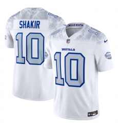 Youth Buffalo Bills #10 Khalil Shakir White 2025 F.U.S.E. “Rivalries” Vapor Untouchable Stitched Football Jersey