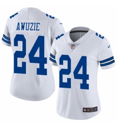Women's Nike Dallas Cowboys #24 Chidobe Awuzie White Vapor Untouchable Limited Player NFL Jersey
