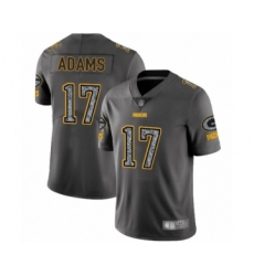 Men's Green Bay Packers #17 Davante Adams Limited Gray Static Fashion Limited Football Jersey