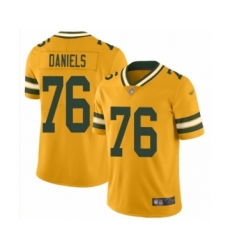 Men's Green Bay Packers #76 Mike Daniels Limited Gold Inverted Legend Football Jersey