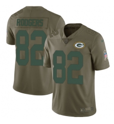 Youth Nike Green Bay Packers #82 Richard Rodgers Limited Olive 2017 Salute to Service NFL Jersey